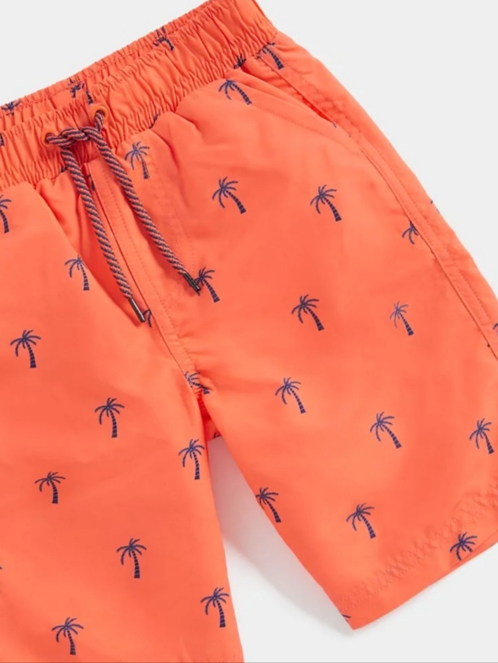 Joe Fresh Orange & Navy Palm Tree Shorts Boys Kids 3 Years